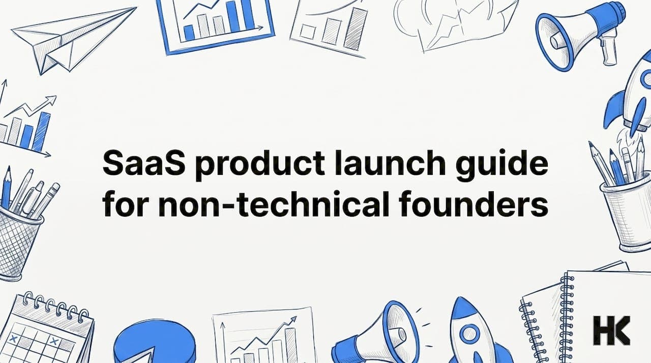 SaaS product launch guide for non-technical founders
