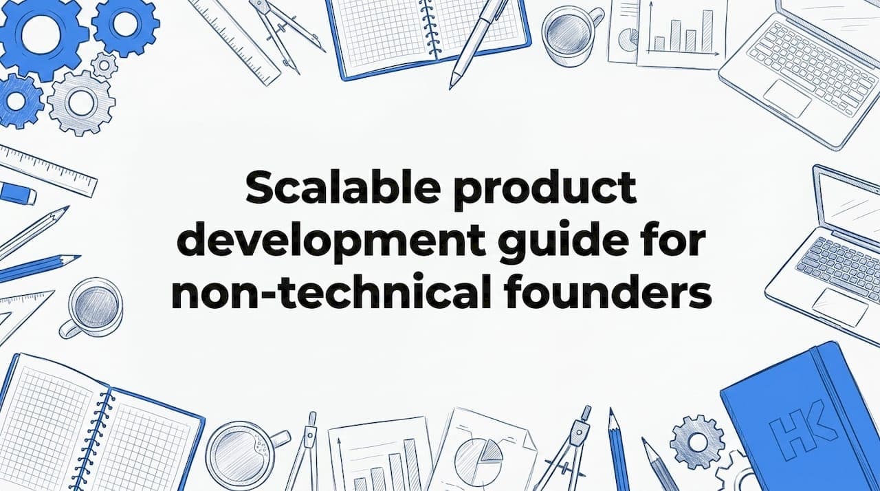 Scalable product development guide for non-technical founders