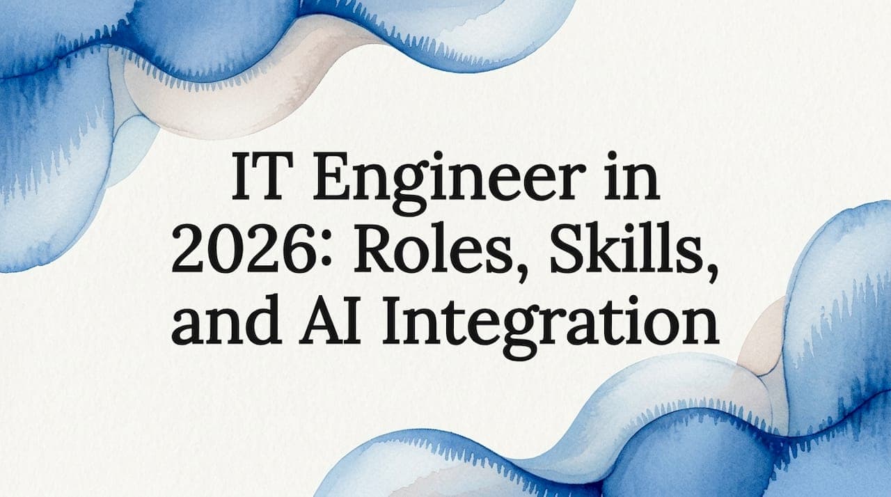 IT Engineer in 2026: Roles, Skills, and AI Integration