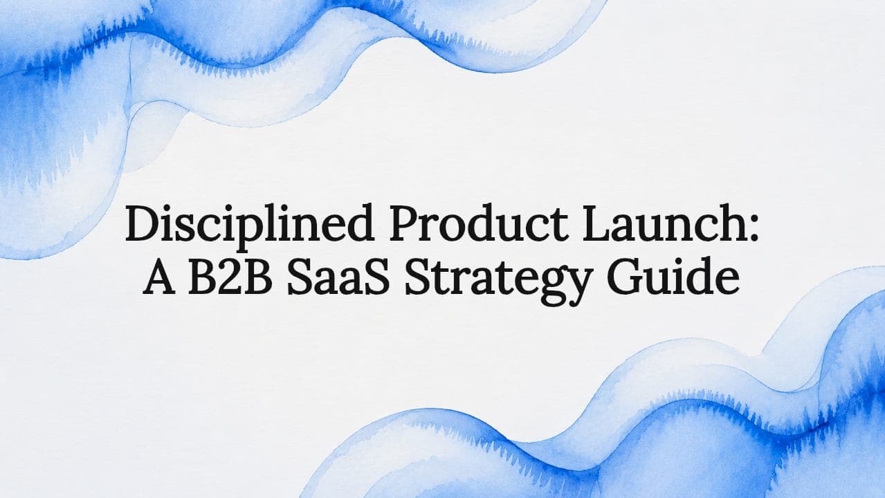 Disciplined Product Launch: A B2B SaaS Strategy Guide