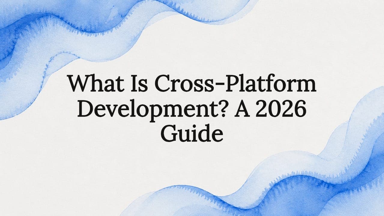 What Is Cross-Platform Development? A 2026 Guide