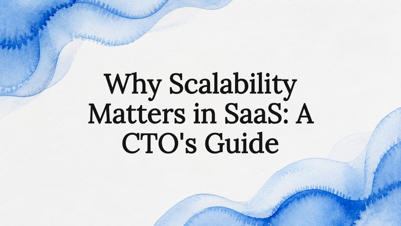 Why Scalability Matters in SaaS: A CTO's Guide