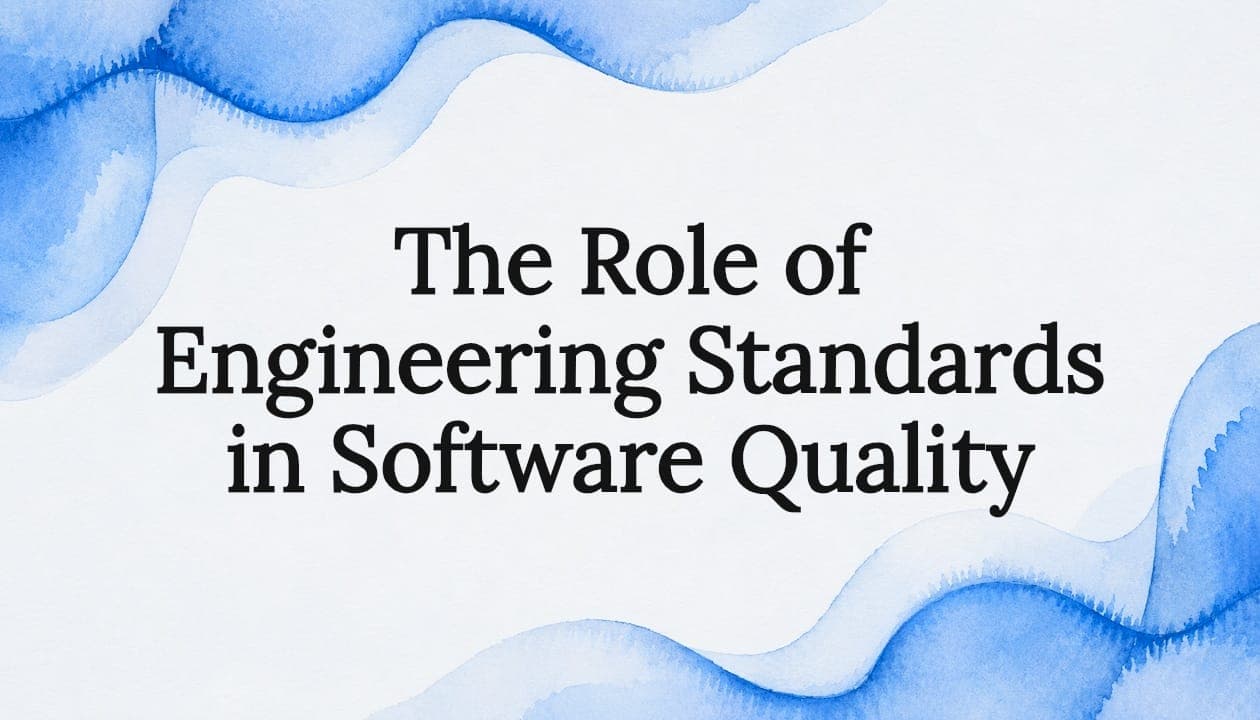 The Role of Engineering Standards in Software Quality