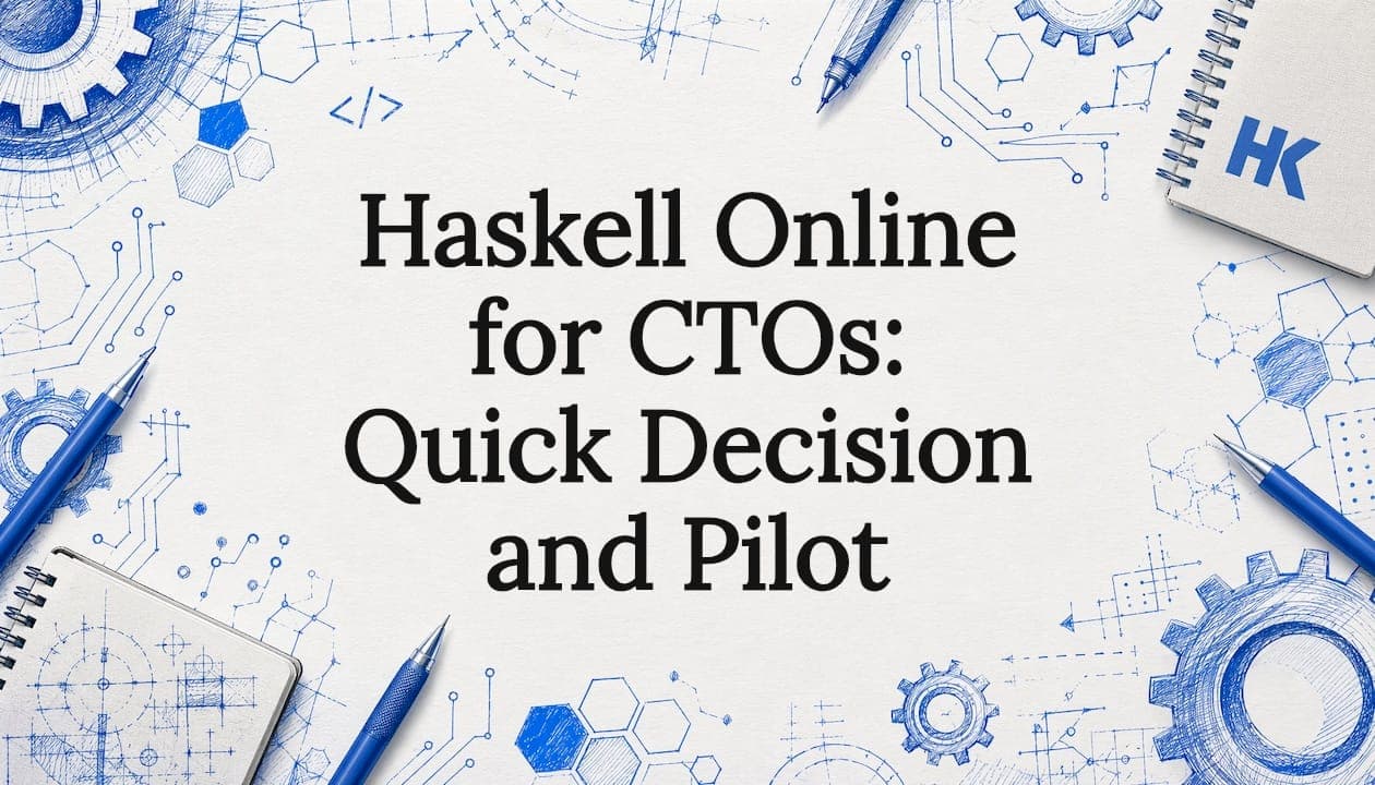 Haskell Online for CTOs: Quick Decision and Pilot
