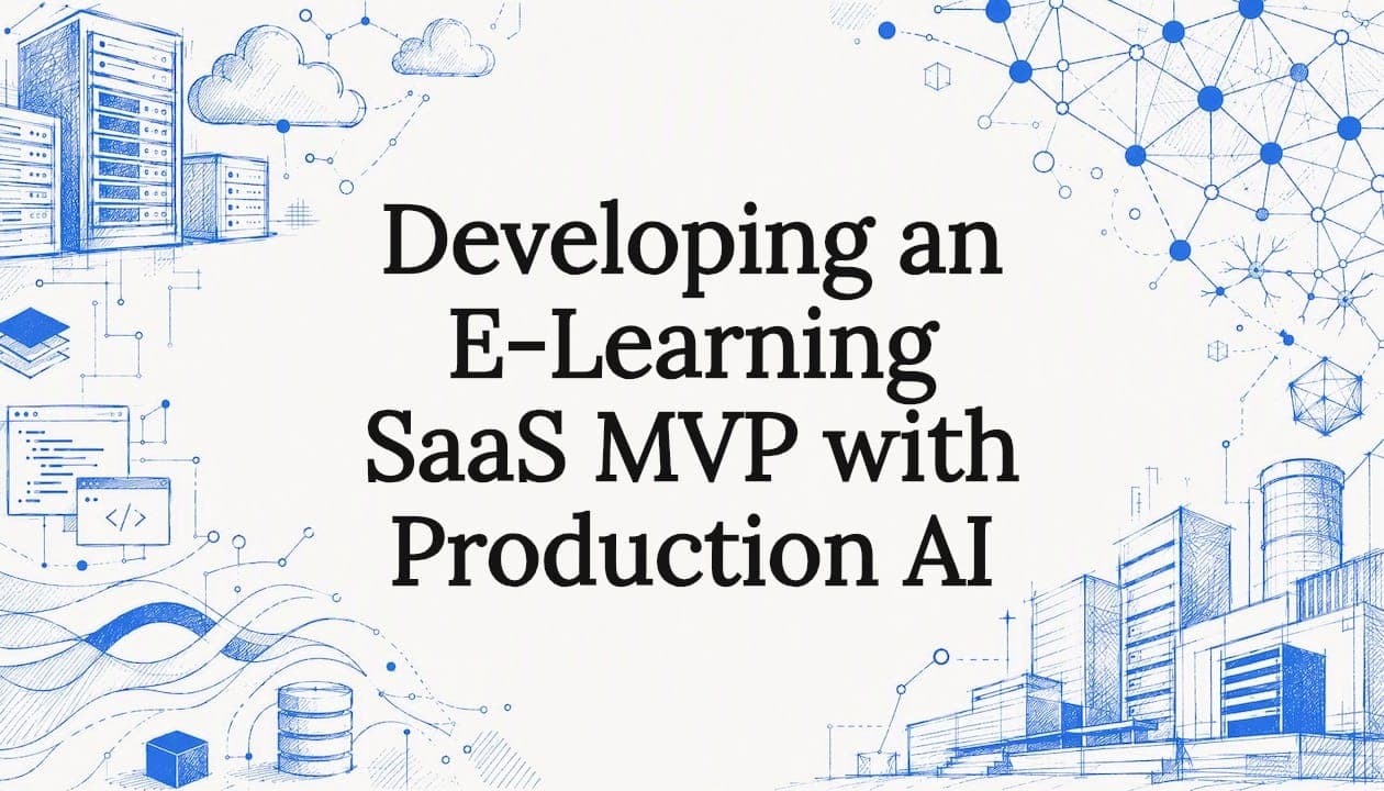 Developing an E-Learning SaaS MVP with Production AI