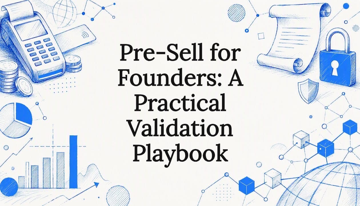 Pre-Sell for Founders: A Practical Validation Playbook