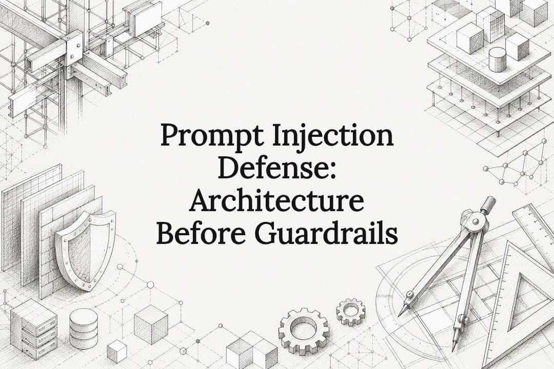 Prompt Injection Defense: Architecture Before Guardrails