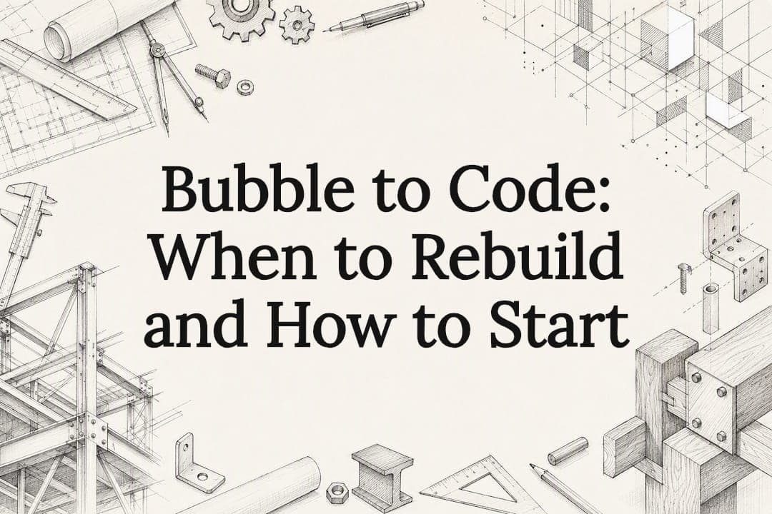 Bubble to Code: When to Rebuild and How to Start