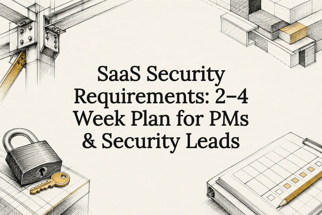 SaaS Security Requirements: 2–4 Week Plan for PMs & Security Leads
