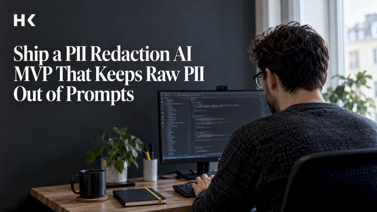 PII Redaction AI: Ship an MVP That Keeps Raw PII Out of Prompts