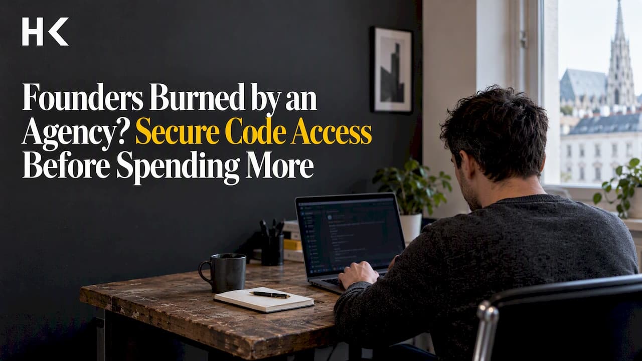 Founders Burned by an Agency? Secure Code Access Before Spending More