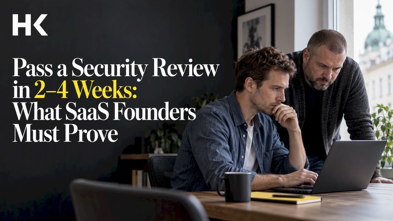Pass a Security Review in 2–4 Weeks: What SaaS Founders Must Prove