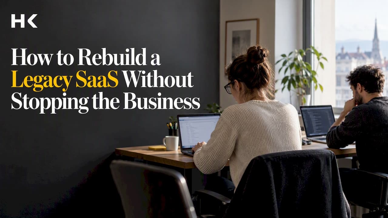 How to Rebuild a Legacy SaaS Without Stopping the Business