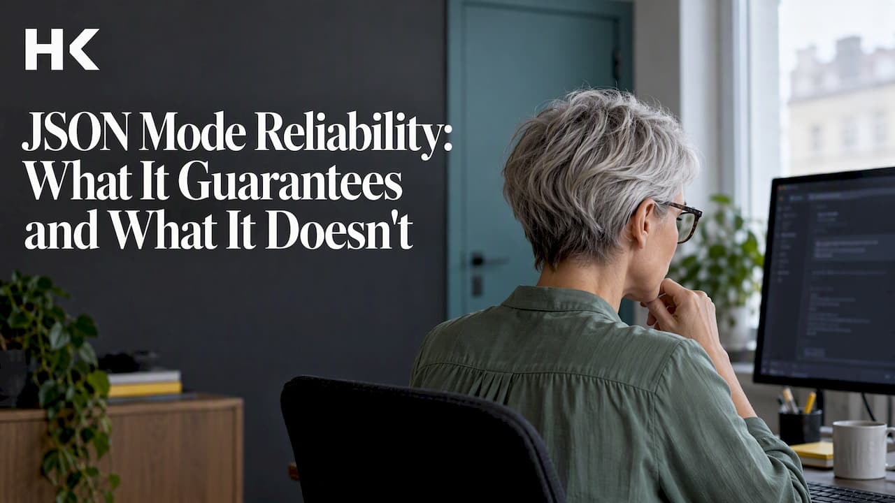 JSON Mode Reliability: What It Guarantees and What It Doesn't